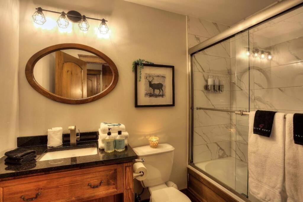 Les Manoirs Wpool & Hot Tub Near Village 110-7 Mont-Tremblant Bagian luar foto